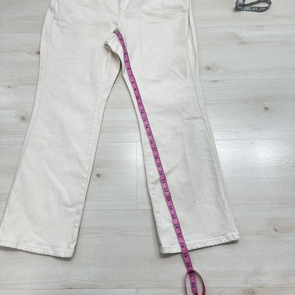 NEW J Jill Denim Jeans Women Size 16 Petite Cream Modern Slim Boot Cut Stretch - Picture 10 of 16